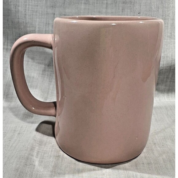 RAE DUNN Hop To It Jumbo Coffee Mug 20 oz - Pink - Artisan Collection by Magenta - Picture 2 of 6
